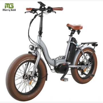 MID Drive Folding Fat Bike 20 Inch/ 48V Big Power Electric Bicycle